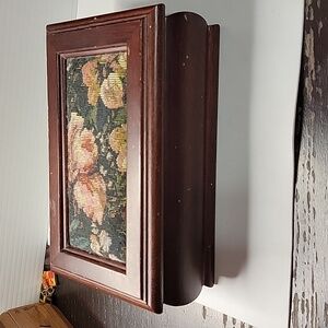 2 Layer Brown Jewelry Box  with cushioned top